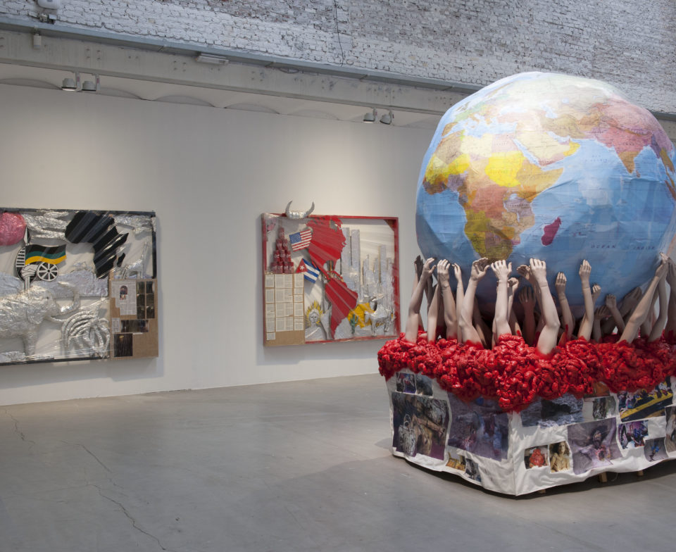 Vue d'exposition Invitation au voyage - Centrale for contemporary art, Bruxelles (2015)