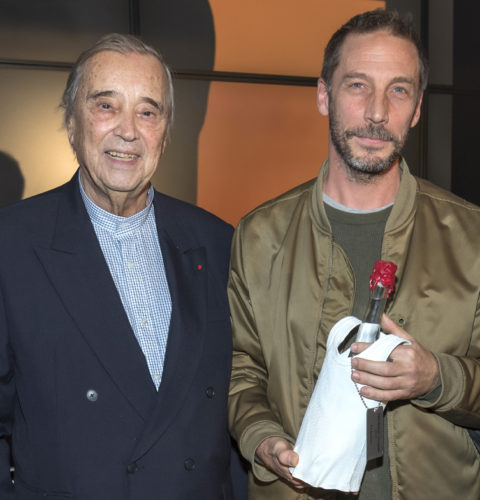 Gilles Fuchs, Président d'honneur de l'ADIAF et Eric Baudelaire, lauréat 2019