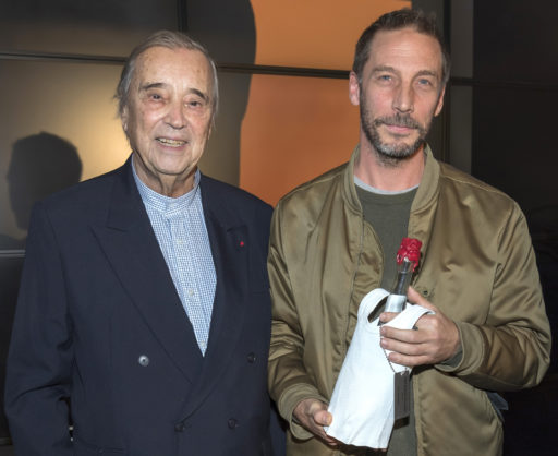 Gilles Fuchs, Président d'honneur de l'ADIAF et Eric Baudelaire, lauréat 2019