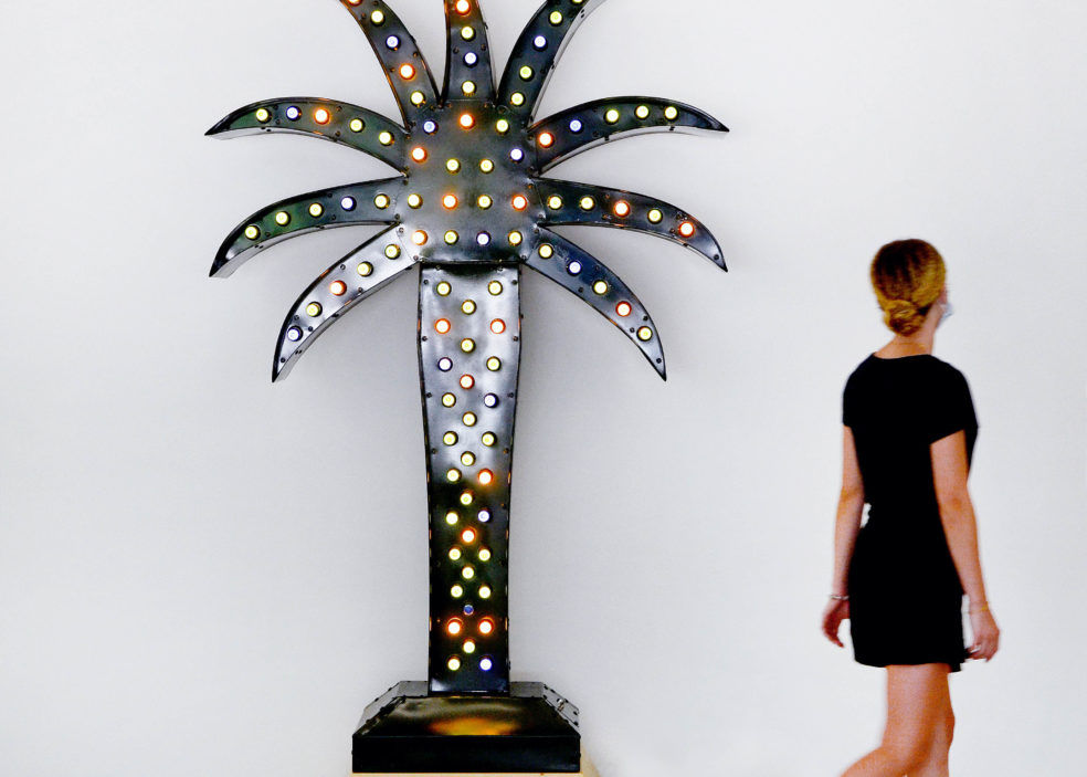 Yto BARRADA, Green Palm, 2016. Courtesy de l’artiste et Sfeir-Semler Gallery, Hambourg/Beyrouth © photo eac