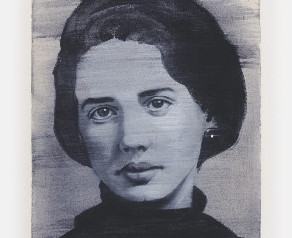 Giulia Andreani, Franca Viola. acrylic on canva. 35,5 x 27 cm © Giulia Andreani. Courtesy Galerie Max Hetzler, Berlin | Paris | London. Photo: Charles Duprat