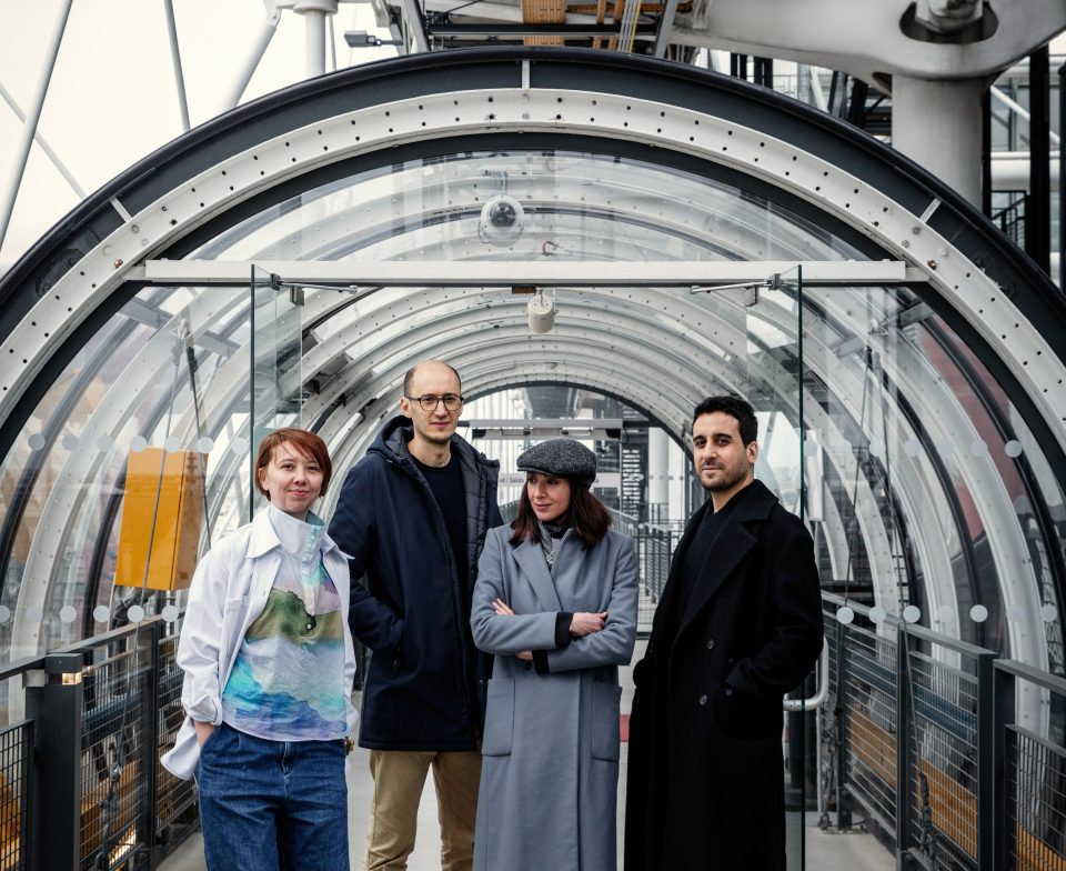 The four nominated artists for the 2023 Marcel Duchamp Prize © Julie Ansiau