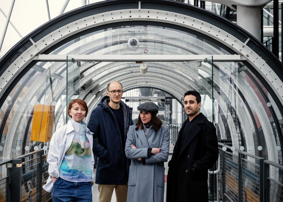 The four nominated artists for the 2023 Marcel Duchamp Prize © Julie Ansiau
